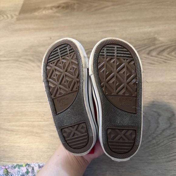 Converse Kids Red Slip-On Sneakers - Picture 6 of 6